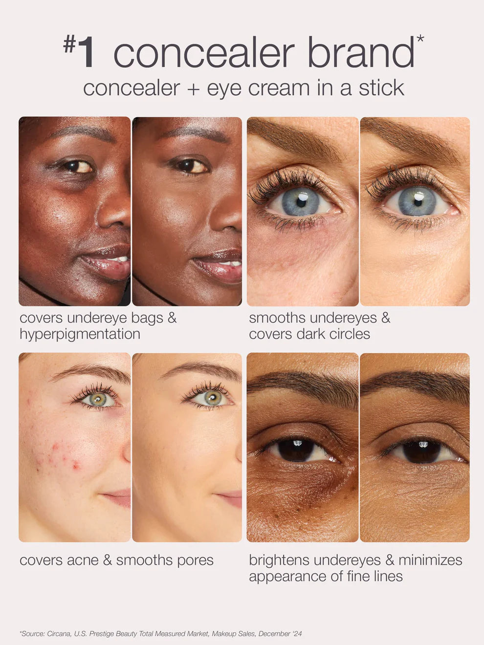 tarte Big Stick Energy duo – shape tape concealer stick & brush